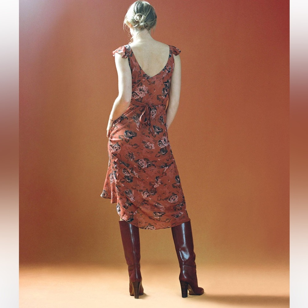 Realisation Par Red Floral Maxi Dress - Picture 3 of 6